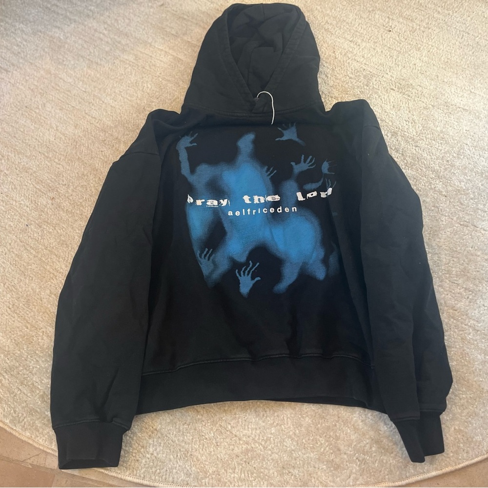 AELFRIC EDEN ABSTRACTION SHADOW PRINT HOODIE